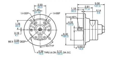 Product Dimensions (inches, mm)