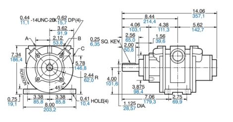 Product Dimensions (inches, mm)