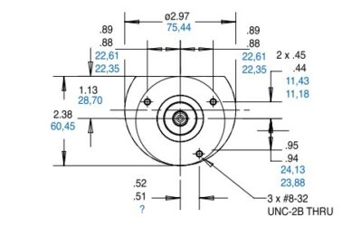 Product Dimensions (inches, mm)