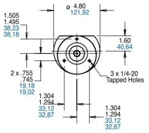 Product Dimensions (inches, mm)