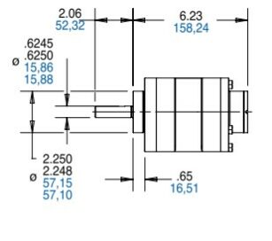 Product Dimensions (inches, mm)