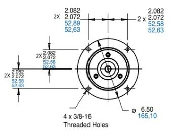 Product Dimensions (inches, mm)