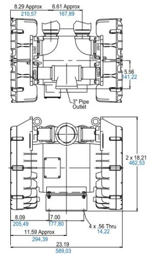 Product Dimensions (inches, mm)