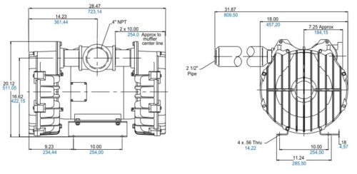 Product Dimensions (inches, mm)